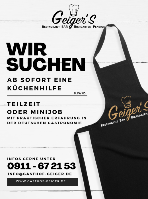 Geigers Stellenanzeige