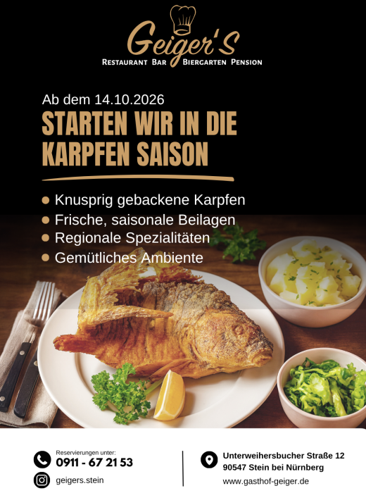 Karpfen Saison